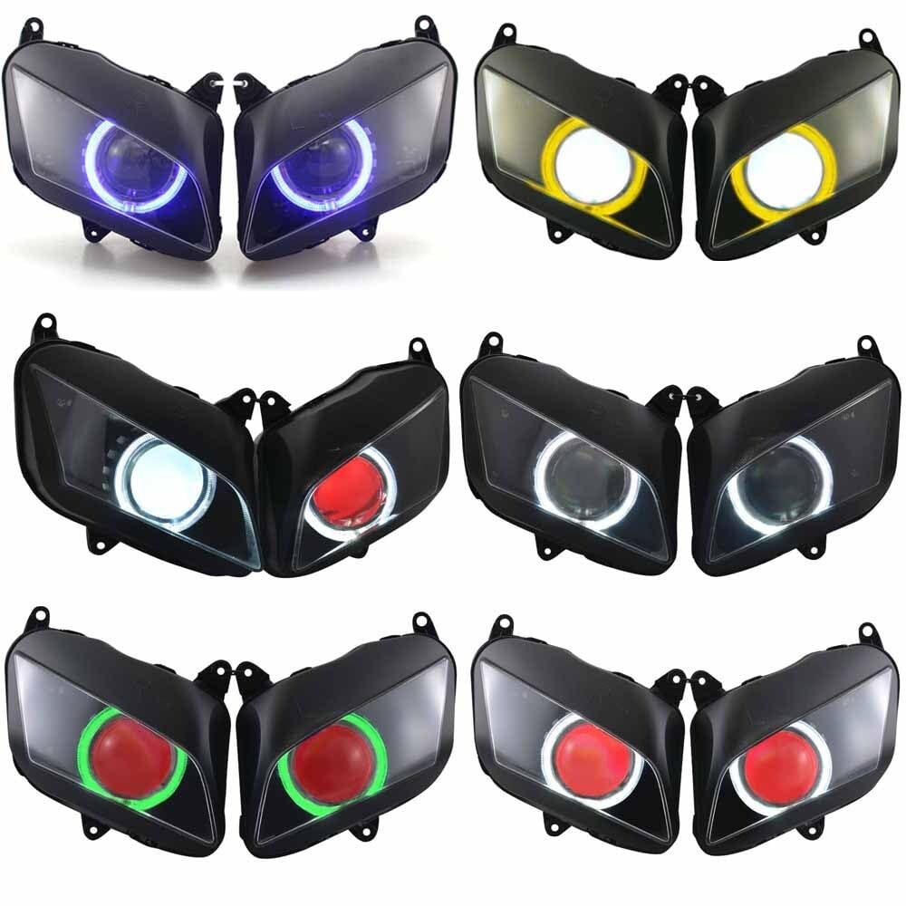 Dirt Bike Reflektor Motocykl Head Light Pasuje do Honda CBR600RR 2007-2012 część motocyklowa reflektor projektor HID w pełni zmontowana lampa czołowa