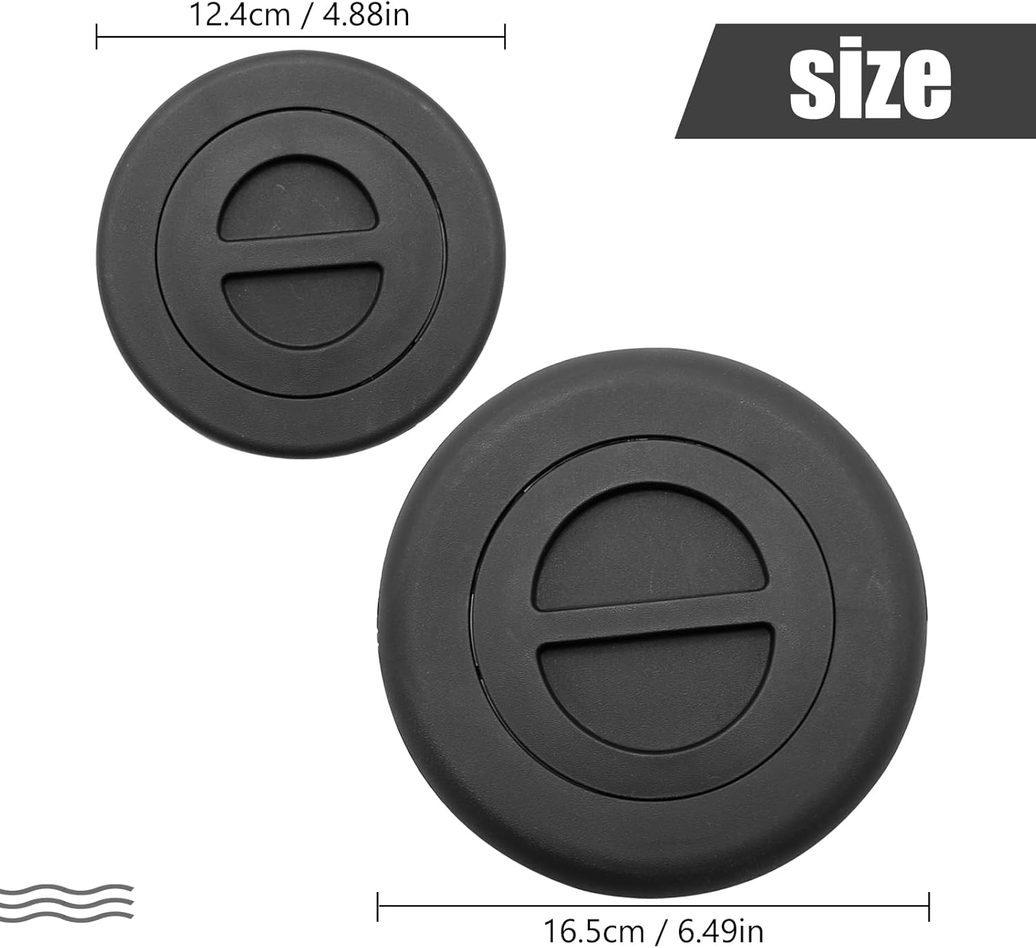 Saihisday 68225506AA Gooseneck Bed Plug Cap Replacement for Dodge Ram 1500 2500 3500 2014 2015 2016 2017 2018 2019 Wheel Bed Plug Cover