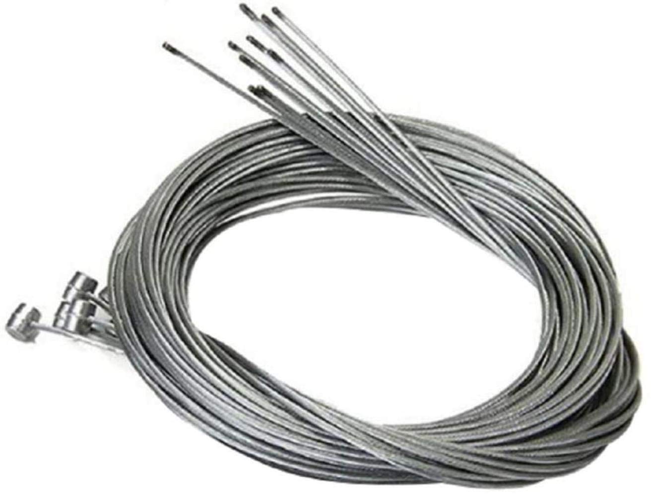 Linka hamulcowa ze stali nierdzewnej kabel wewnętrzny profesjonalny przewód hamulcowy kabel przerzutka do jazdy na rowerze rowerze rowerze roweru 10 szt. 1,85 m trwały