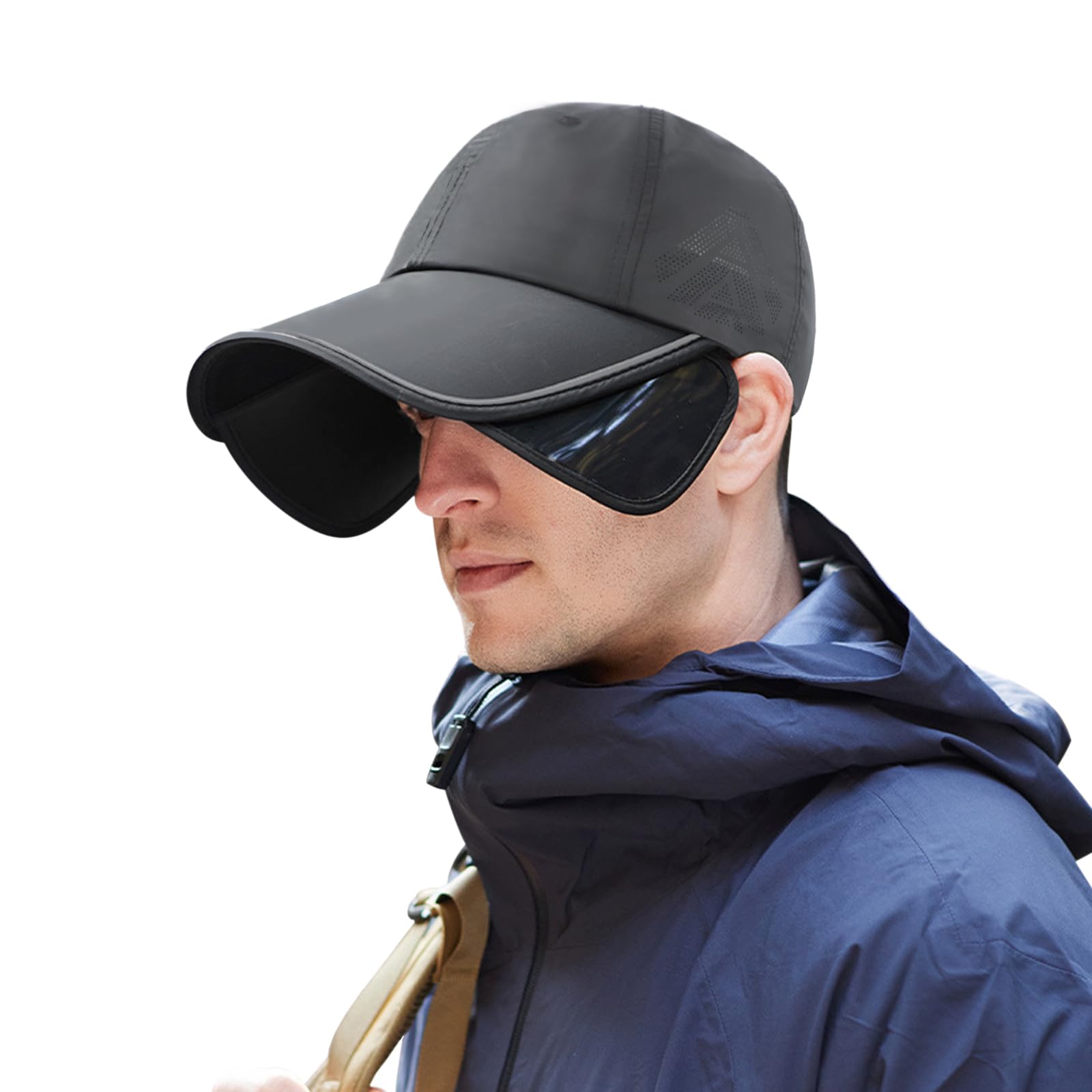 niceyst Summer Sun Visor Hat with Retractable Brim UV Protection Adjustable Golf Cap Beach Sport Hat for Women Men-picture-24