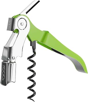Koala Spain AC Two-Stroke Corkscrew with Articulated Spring, Green