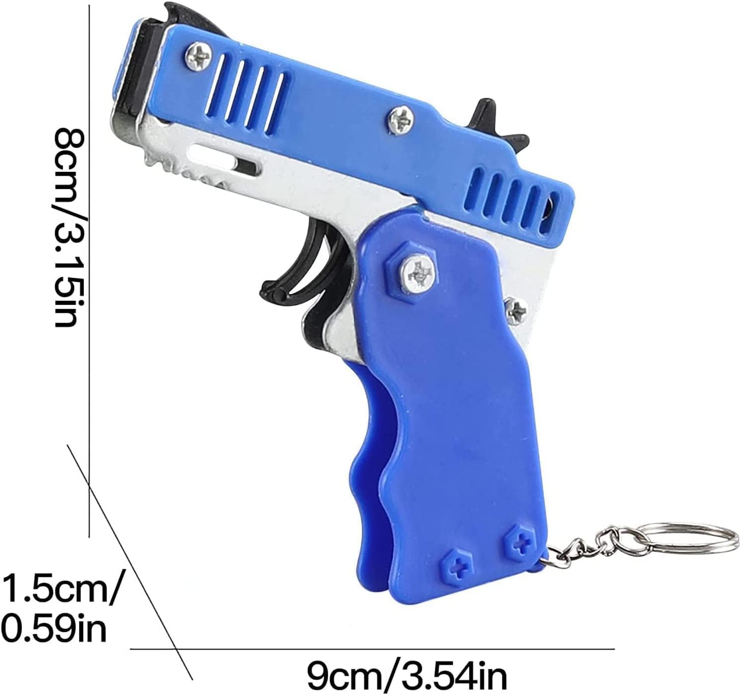 Spaß für Groß und Klein: Die klappbare Mini-Gummibandpistole im Test!