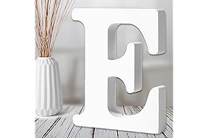 AOCEAN Unfinished Wood Letters for Wall Decor: Create Stunning Displays with Large 6 Inch Letters