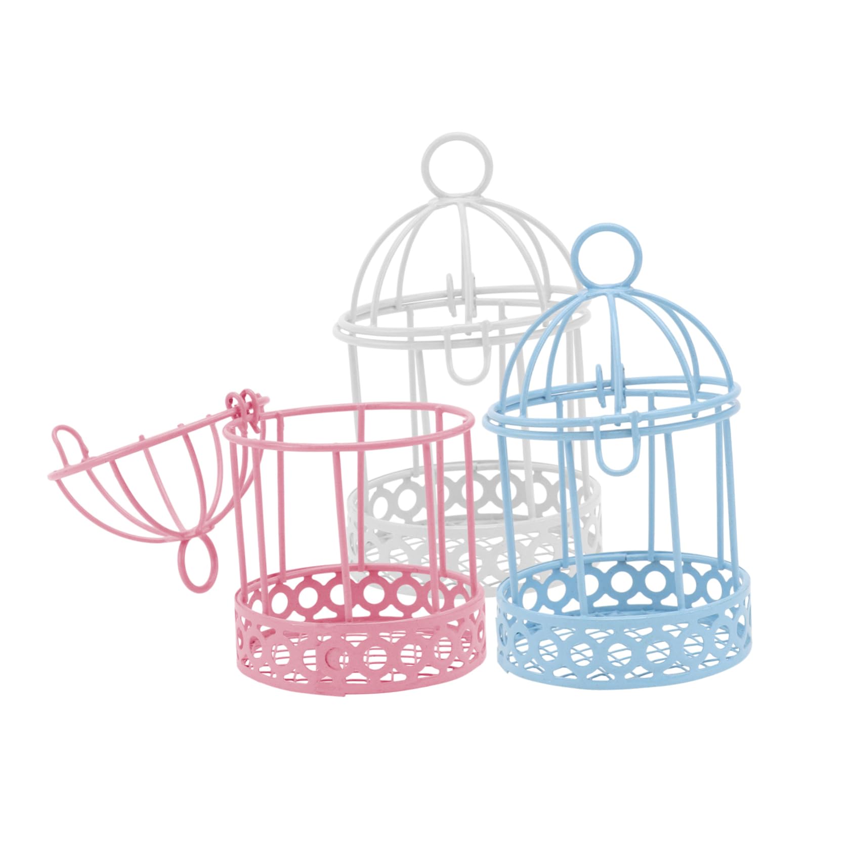 ULTECHNOVO 5 Ensembles Décoration De Cage À Oiseaux Accessoires De Maison Décoratifs Perruches Organisateur De Bureau Accessoires De Maison De Poupée Miniature 3 Pièces * 5
