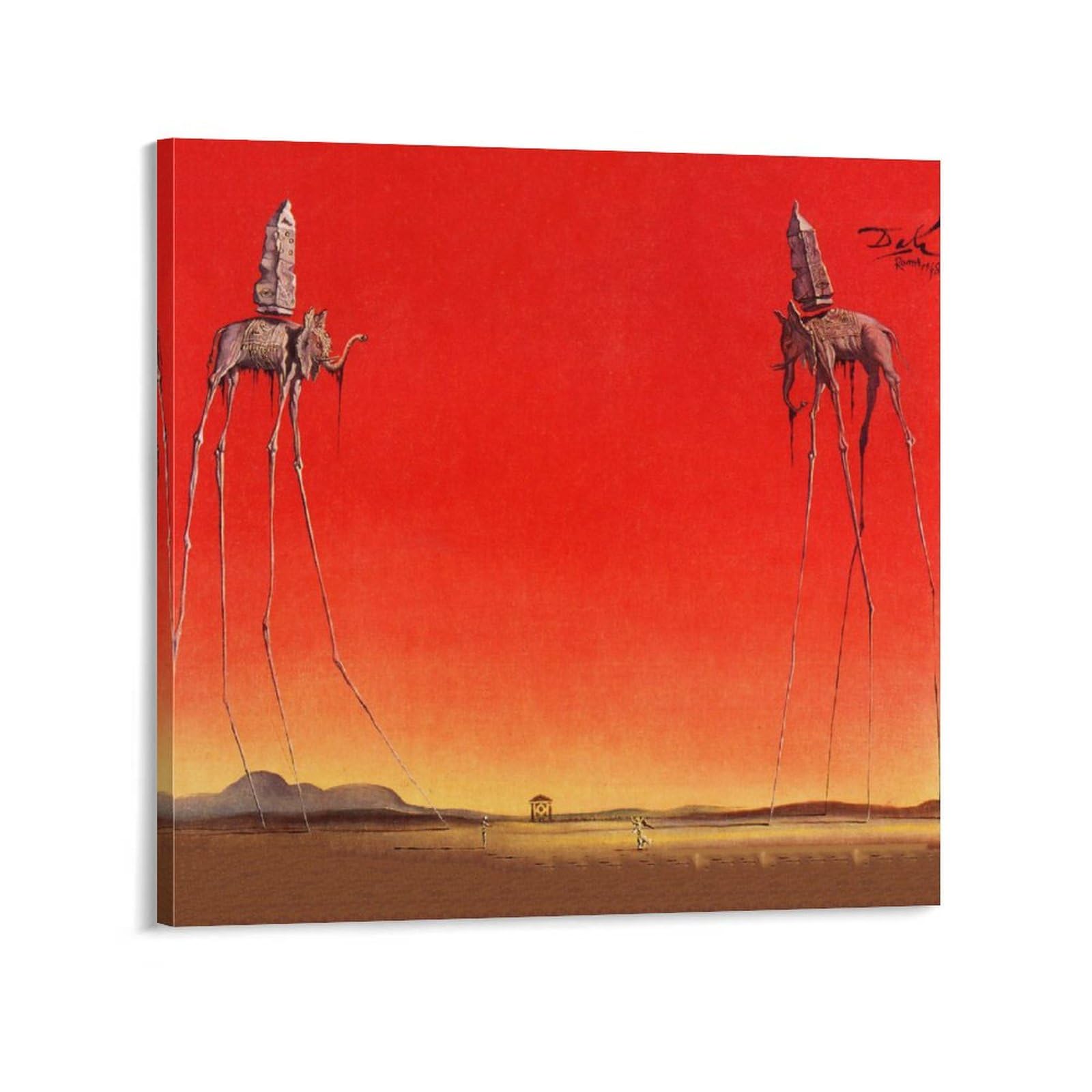 Amazon.co.jp: Salvador Daliサルバドール・ダリ《象》ポスター