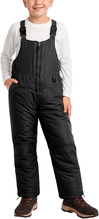 Arctic Hero Kids Snow Bibs - Boys and Girls Weatherproof Insulated Bibs Snow Pants Waterproof Overalls Sizes 2T-18