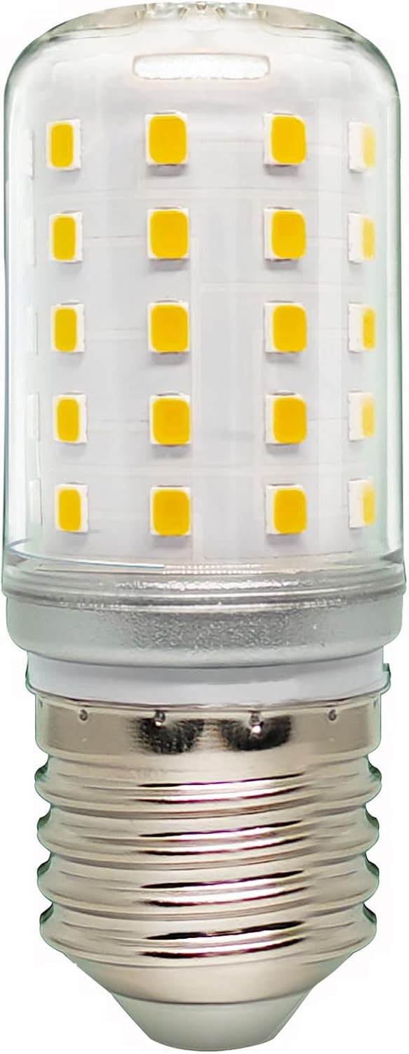 E26 LED Refrigerator Light Bulb AC100-265v 3.5W 40Watt Fridge Lamp for Appliance Frigidaire Freezer Bulb, 4W Warm White 3000K, 1 Pack