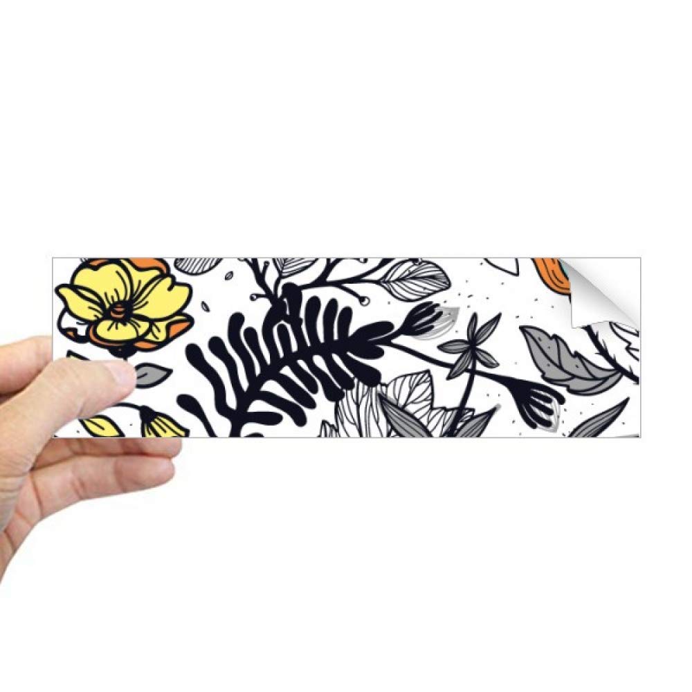 Sticker fleurs de camélia rectangulaire pour décoration de fenêtre