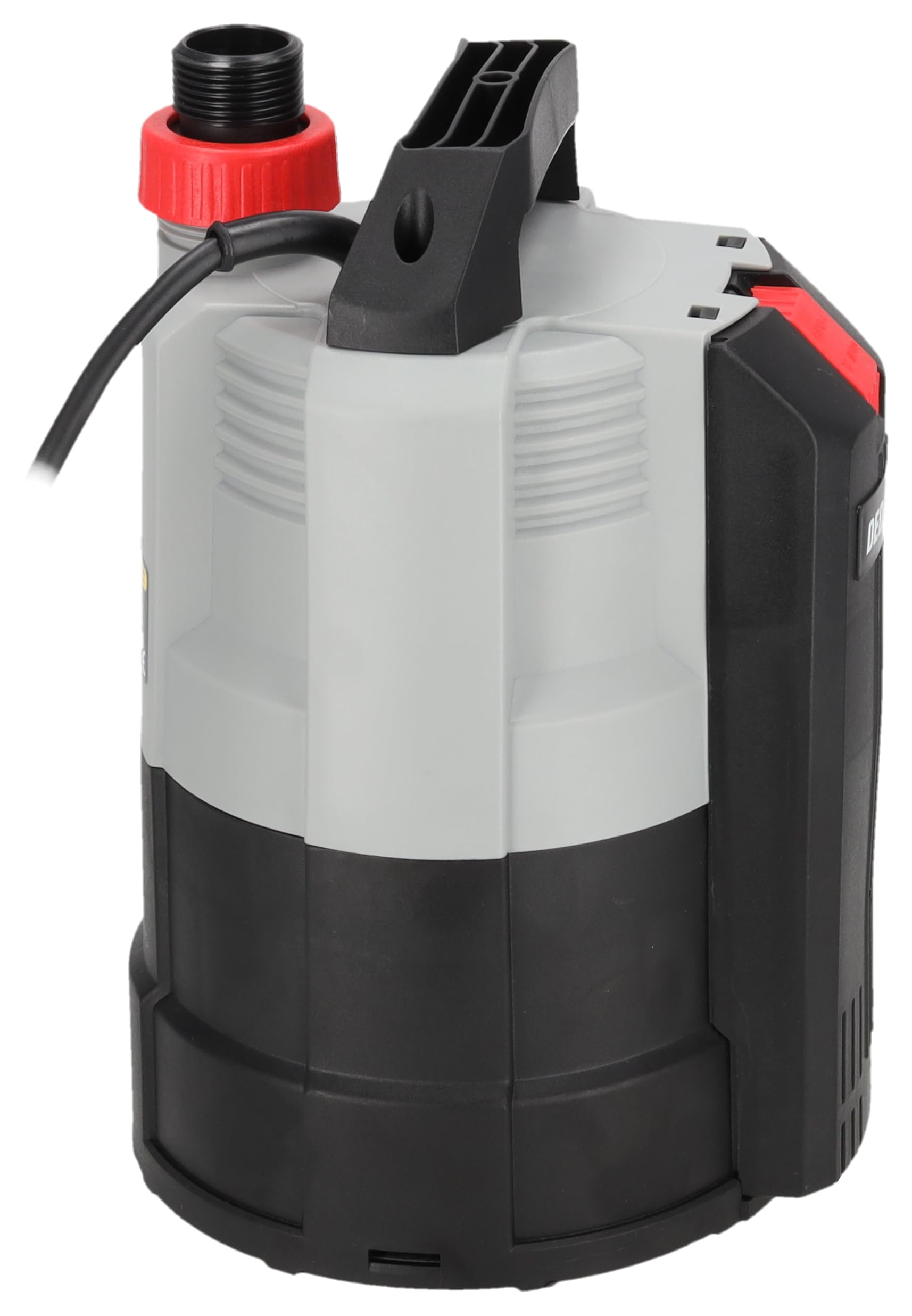 Tauchpumpe für sauberes und schmutziges Wasser DEDRA, Flachsaugpumpe, 350 W, Fördermenge: 4500 l/h, zwei Betriebsmodi, Flachsaugfunktion, Abpumpen bis auf 1 mm Wasserstand