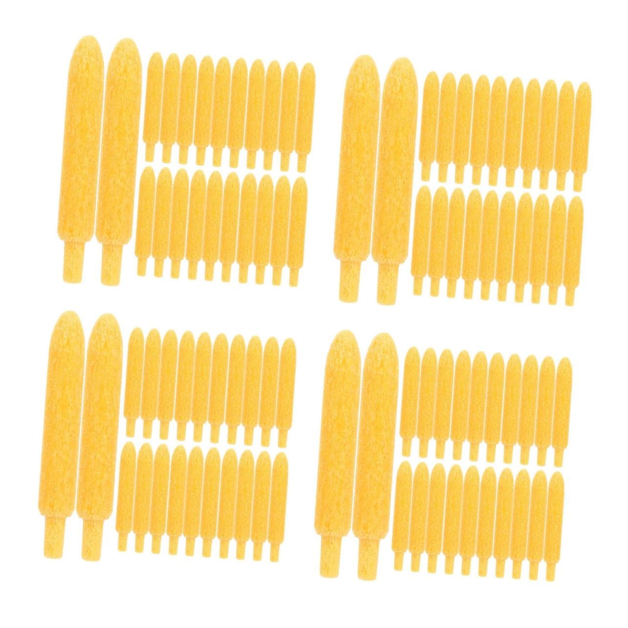 SHINEOFI4sets Paint Pen Replacement Refills Marker Pen Paint Nibs Replacement Tips for Markers Acrylic Marker Pen Tips Marker Pen Replacement Supplies Polyester Chemical Fiber 50pcs*4