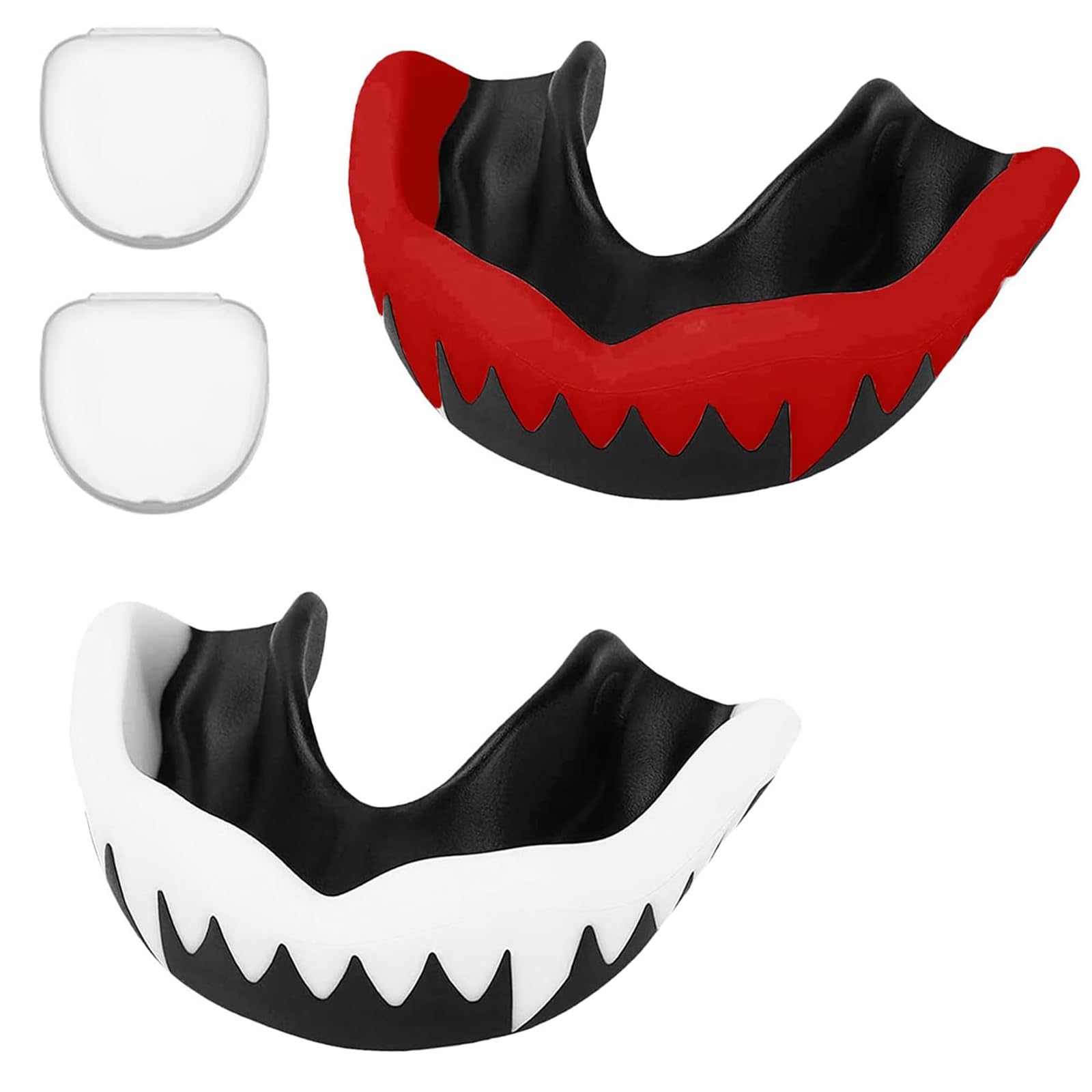 Lot De 6 Protège-Dents Sport - Boxe, MMA, Muay Thai, Hockey - Transparent