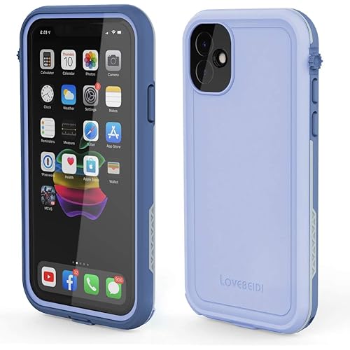 for iPhone 11 Waterproof Case 6.1 Screen Protector Underwater Shockproof Full-Body Dustproof Rugged Case for Aplle iPhone 11 (Clove Purple)