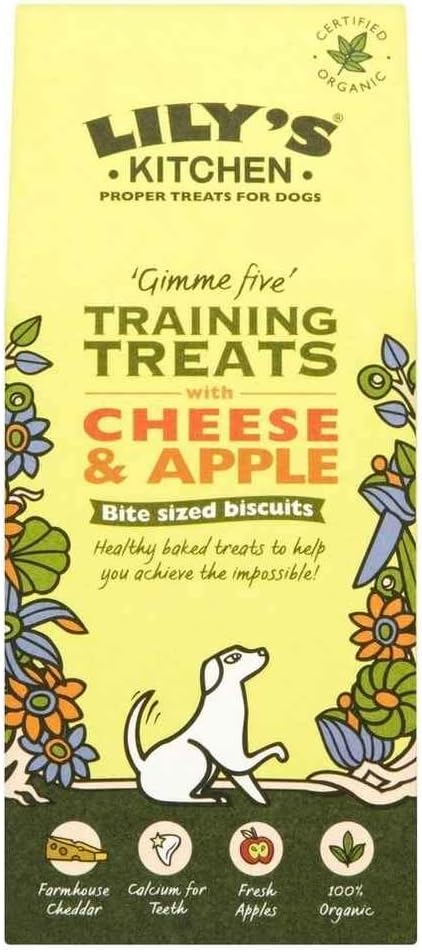 Lily's Kitchen Training Treats with Cheese & Apple for Dogs 100g