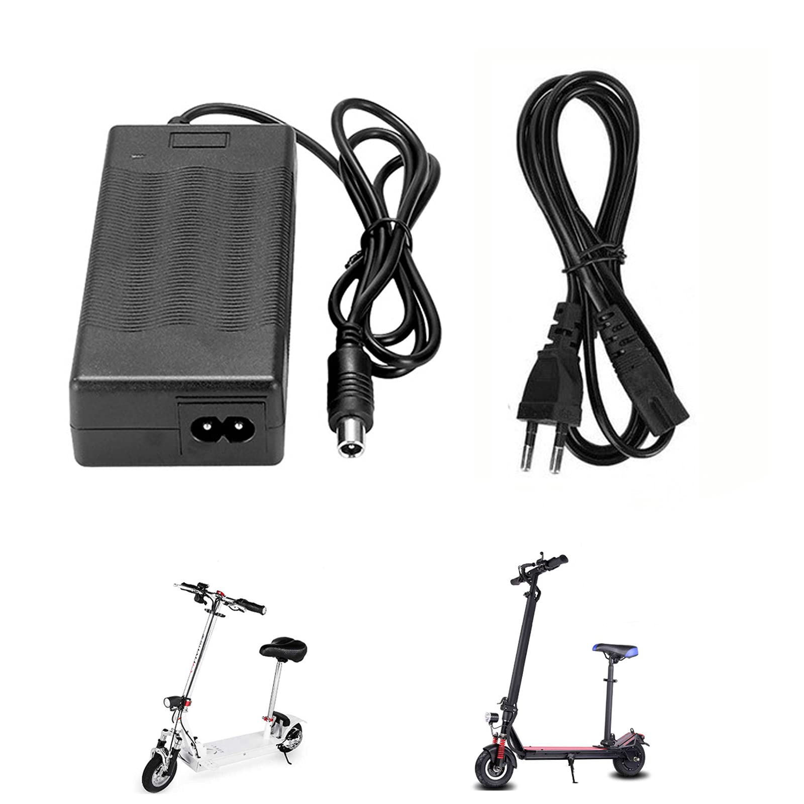 WMLBK Elektrikli scooter adaptörü, şarj cihazı, 42 V 2 A lityum