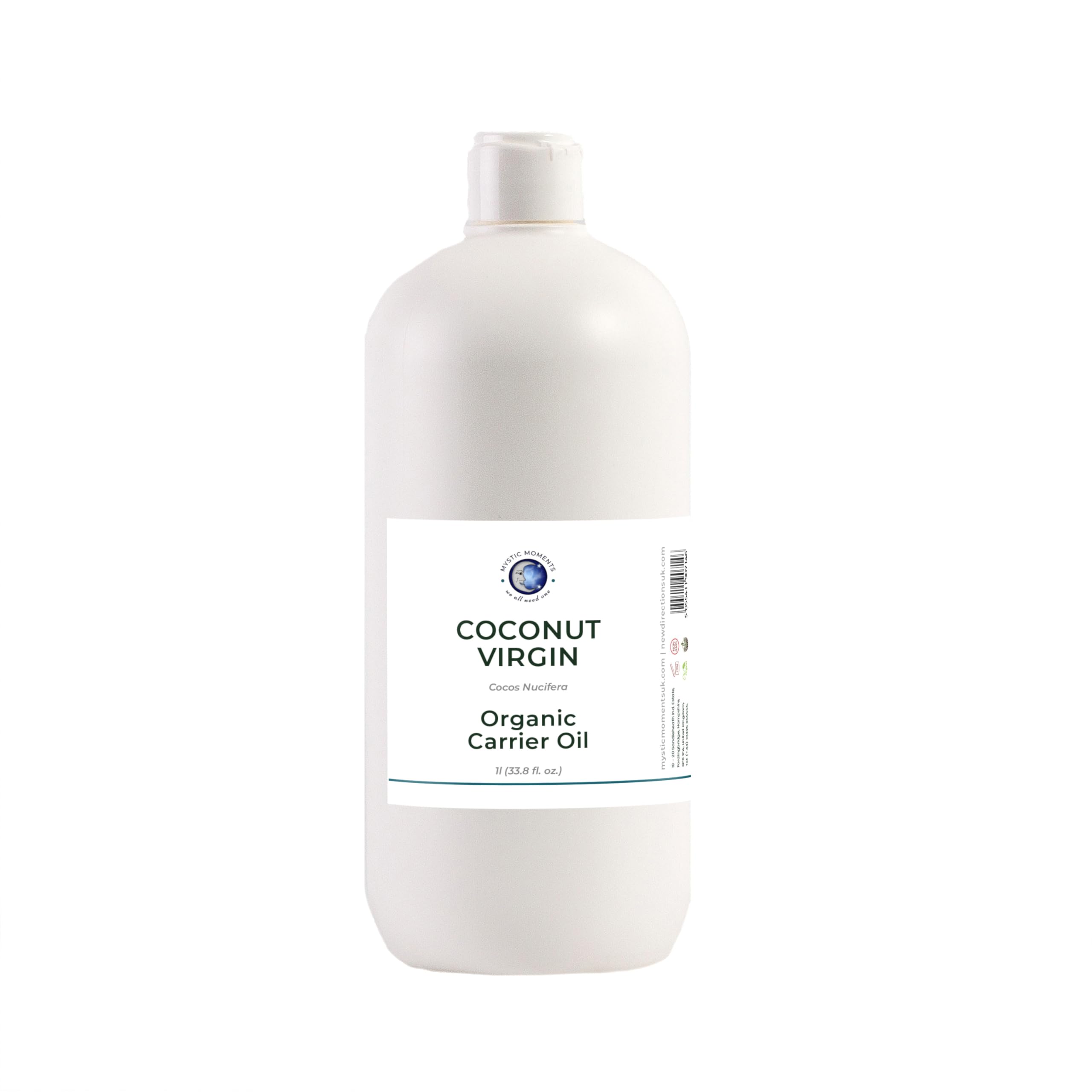 Mystic Moments Light | Coconut Virgin Organic Carrier Oil | 1 Litre