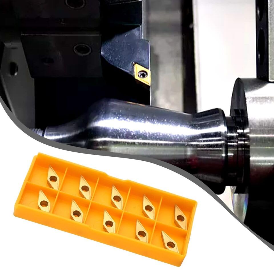 mainlly 10pcs VCMT110304 VCMT221 Fit for Processing steel stainless Carbide inserts