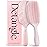 Lily England Curly Hair Brush - Detangling & Styling Tool with Flexible Bristles for Pain-Free Wet & Dry Curls (3c to 4c), Pink