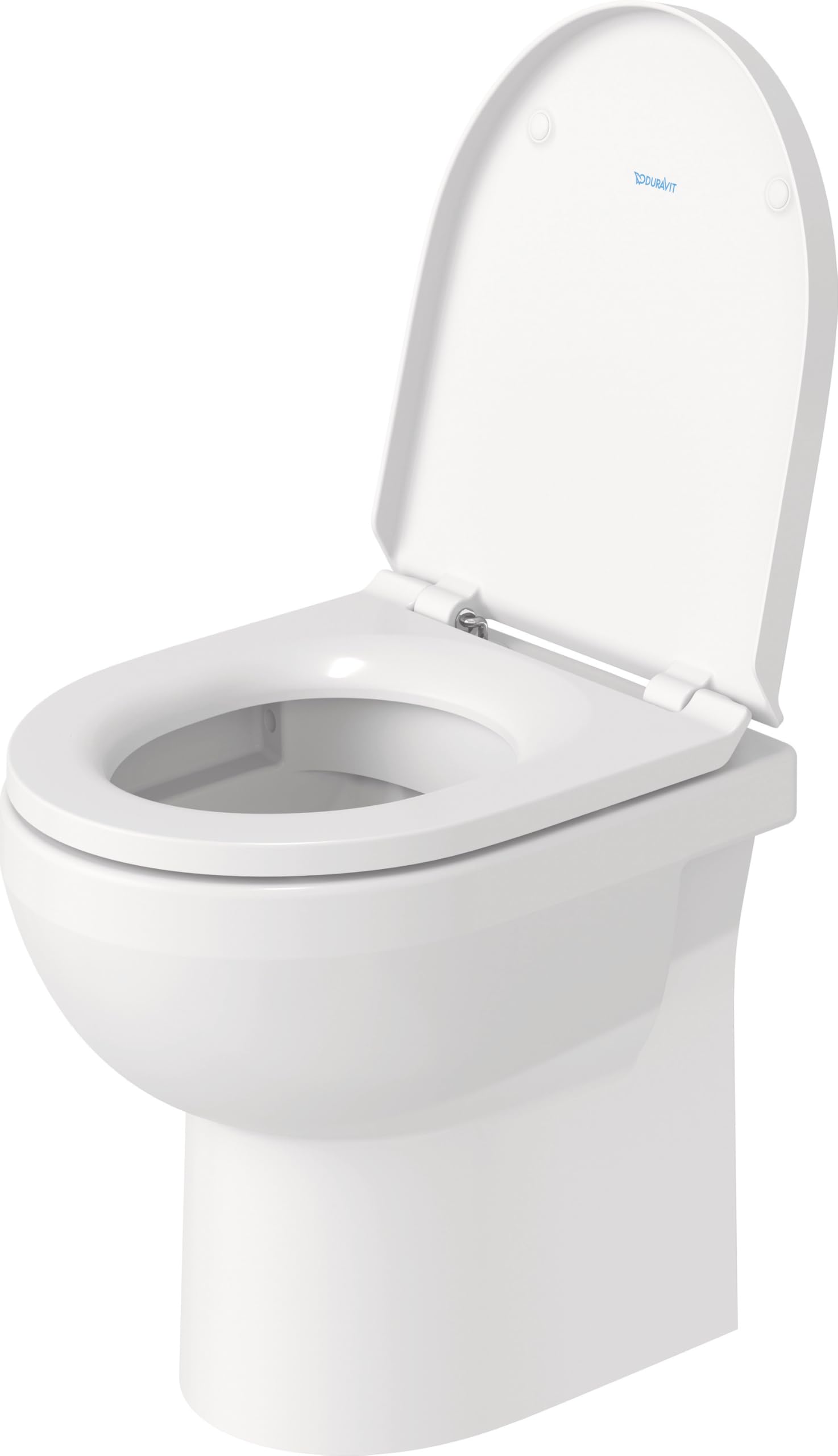 Duravit DuraStyle Basic tapa WC, tapa de wc con mecanismo de cierre suave y lento, asiento de inodoro de urea duroplast, tapadera wc con bisagras de acero inoxidable, tapa de inodoro blanco