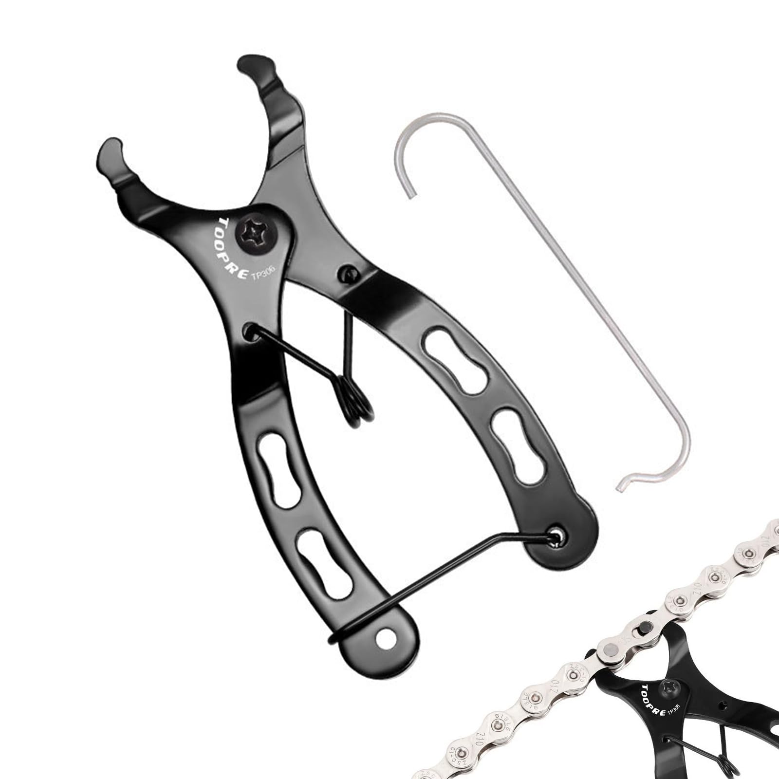 KinetiCore Mini Bike Chain Plier, 9.2cm High Carbon Steel Bicycle Chain Quick Link Tool, 2 in 1 Open & Close Plier for MTB Road Bike Chain Repair