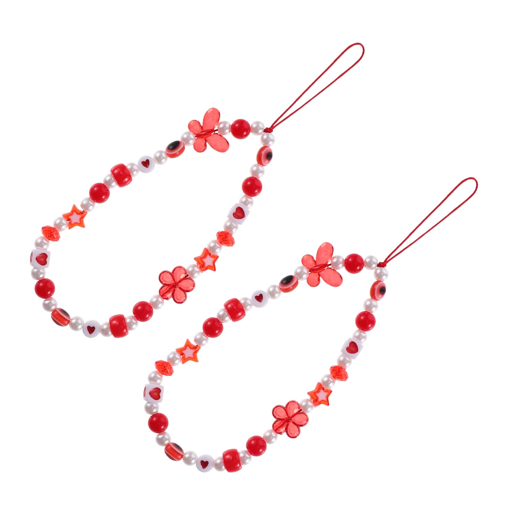 Uonlytech Cordón De Teléfono Con Cuentas Acollador Decoraciones De Teléfono Cordones De Cuentas De Teléfono Cuerdas Para Colgar Telefonos Cuerdas Para Celular Perla