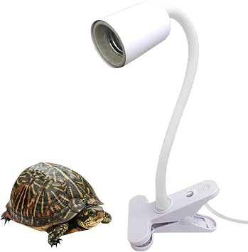 Reptile Light Turtle Light, UVAUVB Reptile Light, Light Thermal Bulb, 360 Angle Adjustable, UV Light, Basking Light, Tortoise Amphibian Light, Turtle Sunbathing Light, Back Dry, Irradiation Fixture,