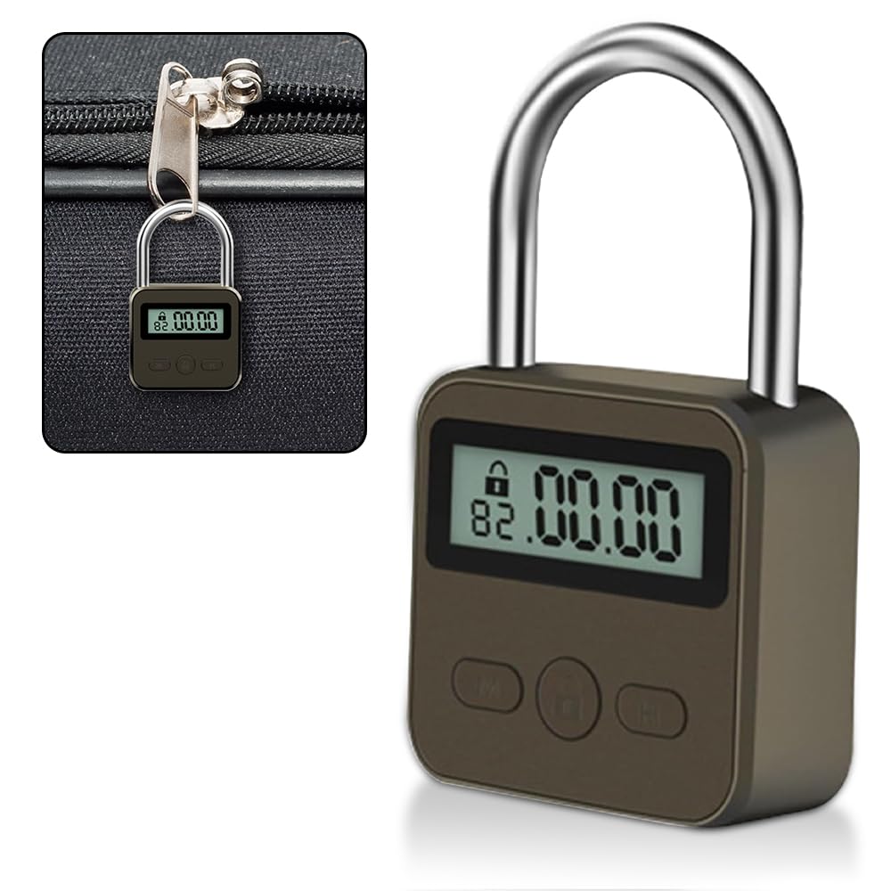 Orologio elettronico digitale Ulisem con display LCD da 24 ore, 85-265