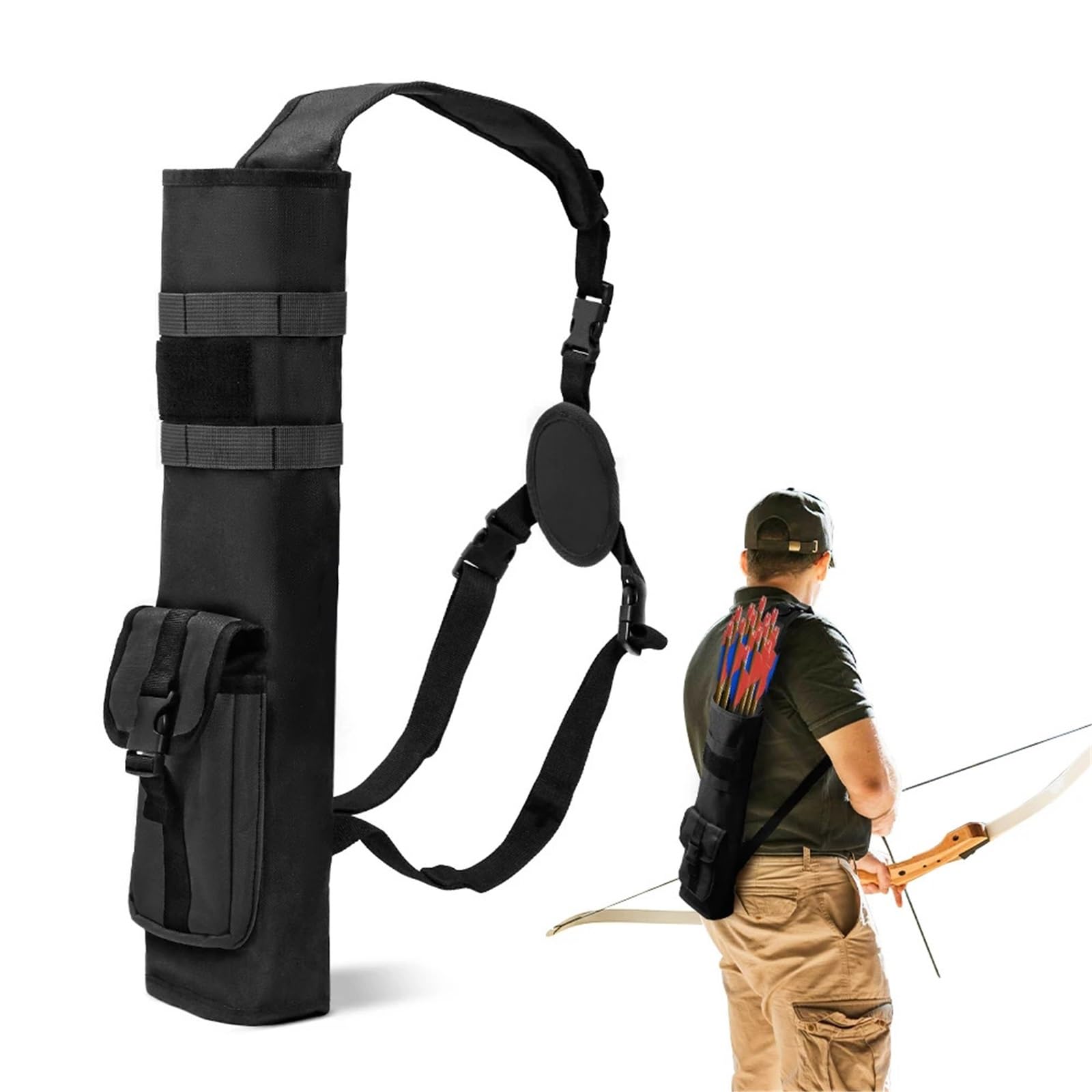 Borsa a tracolla porta frecce da tiro con l'arco, comoda e multifunzionale.