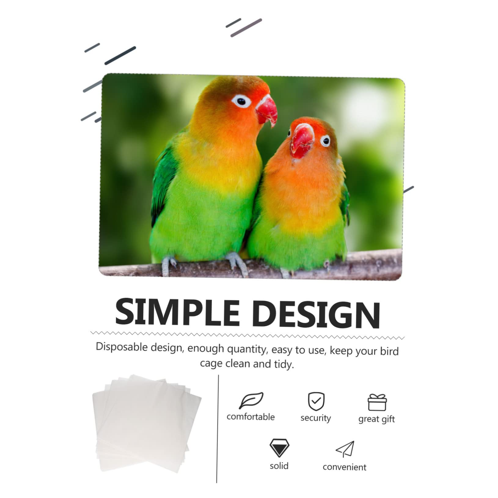 Bird Cage Liners For Large Cage Happyyami 100Pcs Bird Cage Photo Inspiration