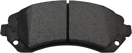 Miniatura 5 de TRQ Kit de pastillas de freno delanteras y traseras y rotores Kit de productos químicos de freno, pastillas de freno de cerámica compatible con