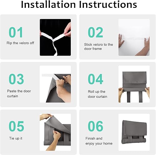 Miniatura 2 de WdFour Cortinas de puerta lateral para ventana de puerta, oscurecimiento de la habitación, cubierta de ventana de puerta de color sólido para puerta