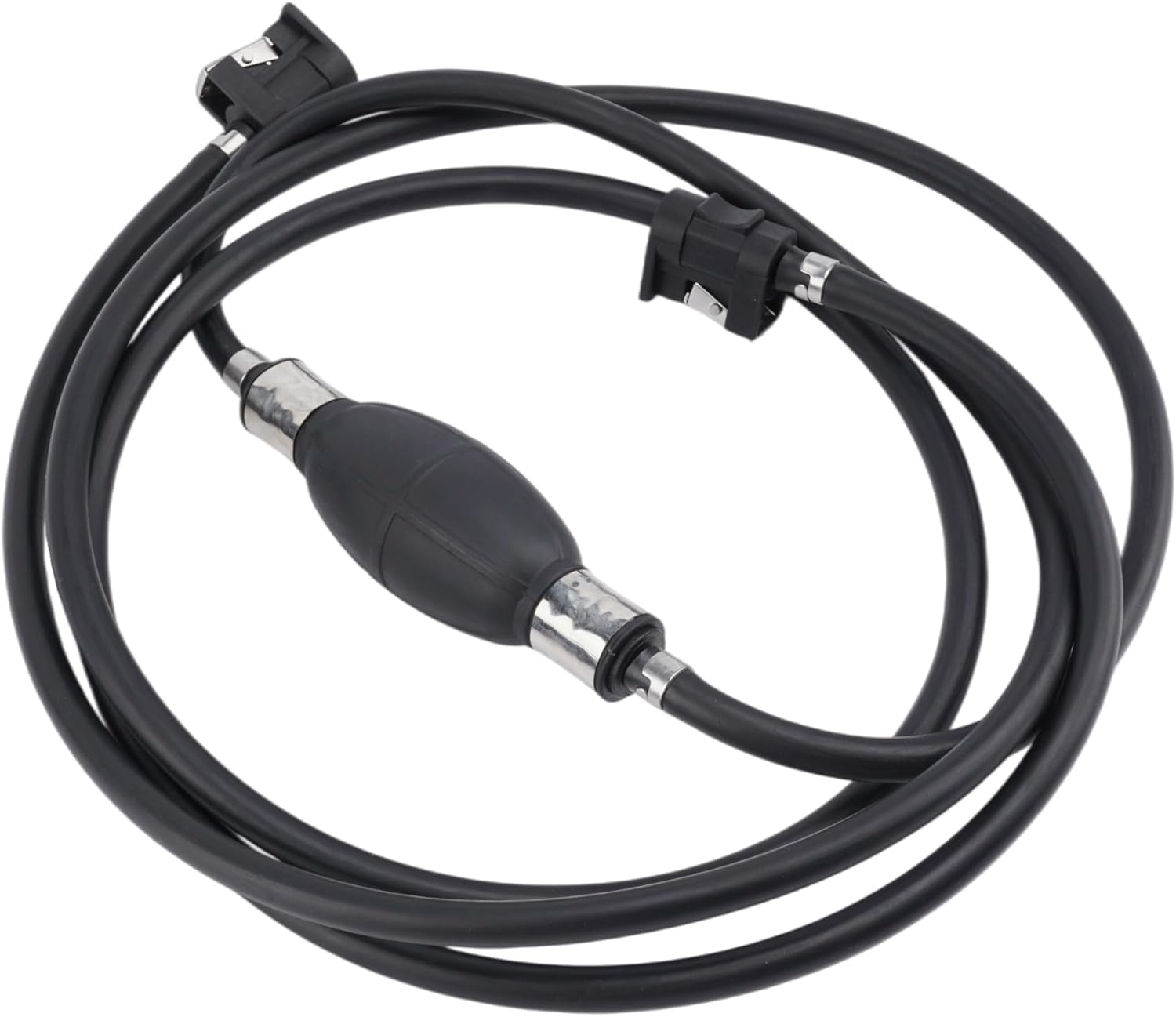 Boat Marine 1/4 Inch 6MM 7.5 FT 6Y1-24306-55 Fuel Line Kit with Connectors and Primer Bulb for Yamaha 2 4 Stroke 2.5-350 HP Outboard Motor Replacement 6YL-24306-64-00 Sierra 18-8017EP-2