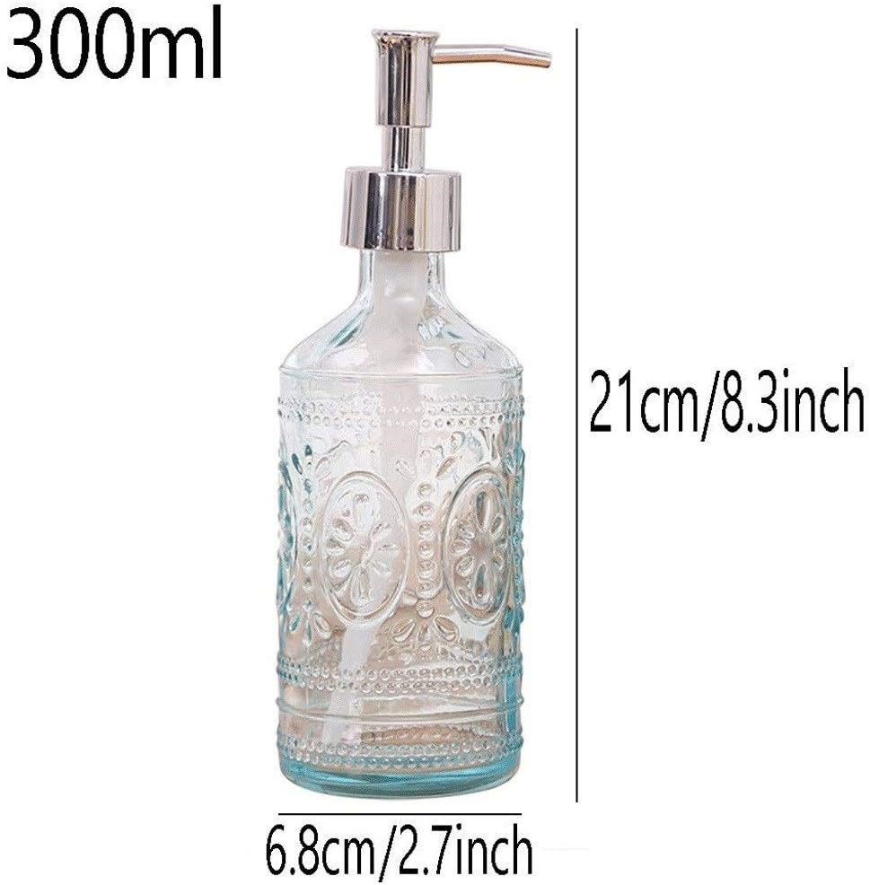 Refillable Liquid Soap Dispenser Pump Bottle for Bathroom Countertops, Kitchen Sinks-containing Hand, Dish, Essential Oils