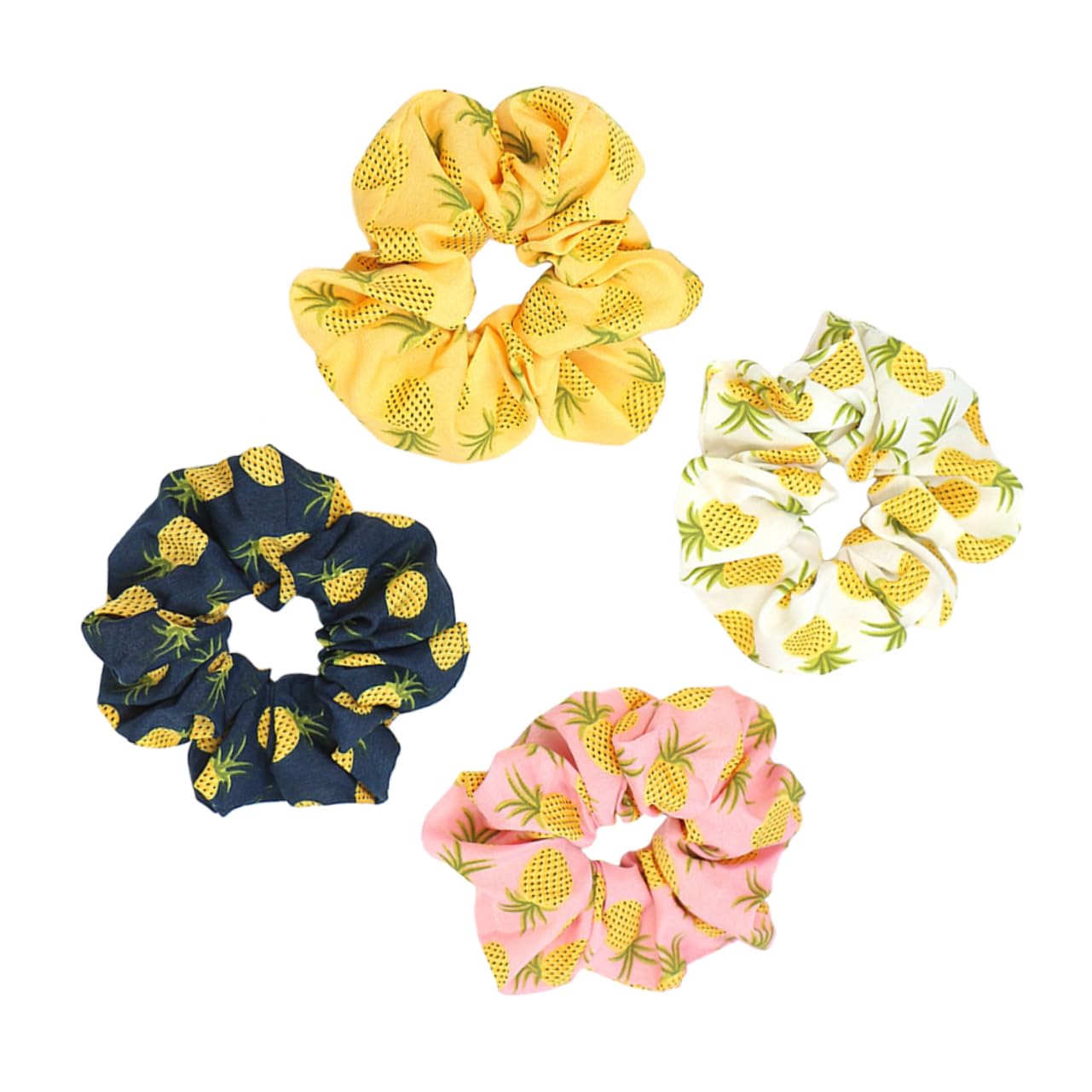 Abaodam 20piezas Coleteros De Pelo Elásticos De Piña Accesorios Para Coletas y Peinados De y Mujeres