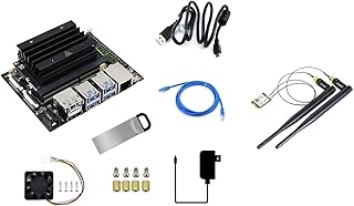 Waveshare Jetson Nano Development/Expansion Kit Alternative Solution of B01 Kit Come with Carrier Board Jetson Nano Module Official Heatsink and More Extra Free Accessories