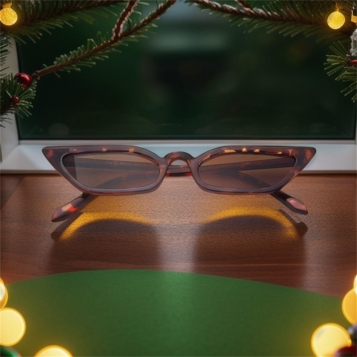 ADE WU Retro Cat eye Sunglasses for Women Cute Small Narrow Skinny Sexy 50s 60s Stylish Cateye Sun Glasses - Image 7