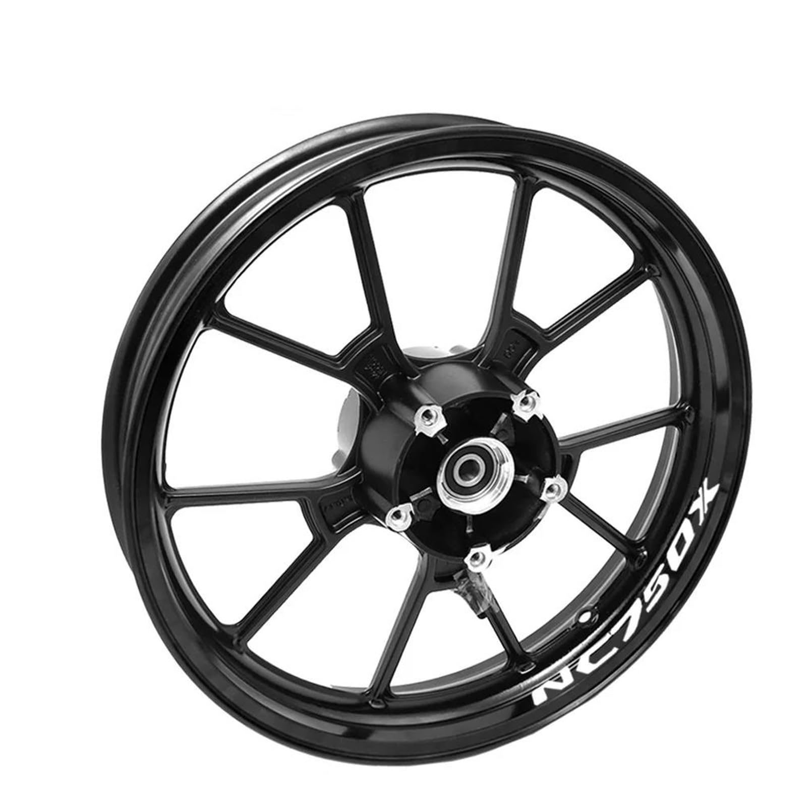 Motorcycle Adhesive Wheel Decal Reflective Stickers Rim Stapes for NC750 NC750X NC750S Motorbike(Color21)