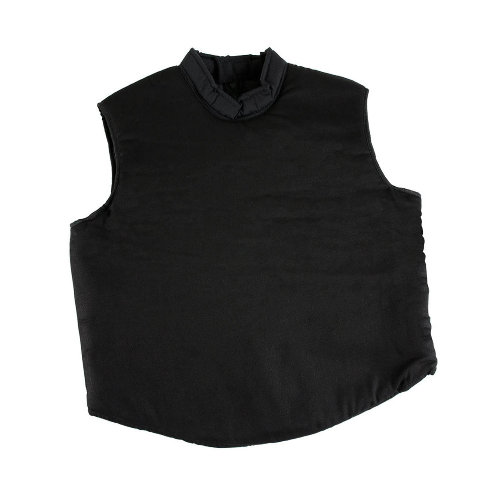 Menolana Fencing Tutor Vest,Black Fencing Uniform Guard Athletic Top Comfortable Protective Suit Sleeveless Jacket for Adults Training, M