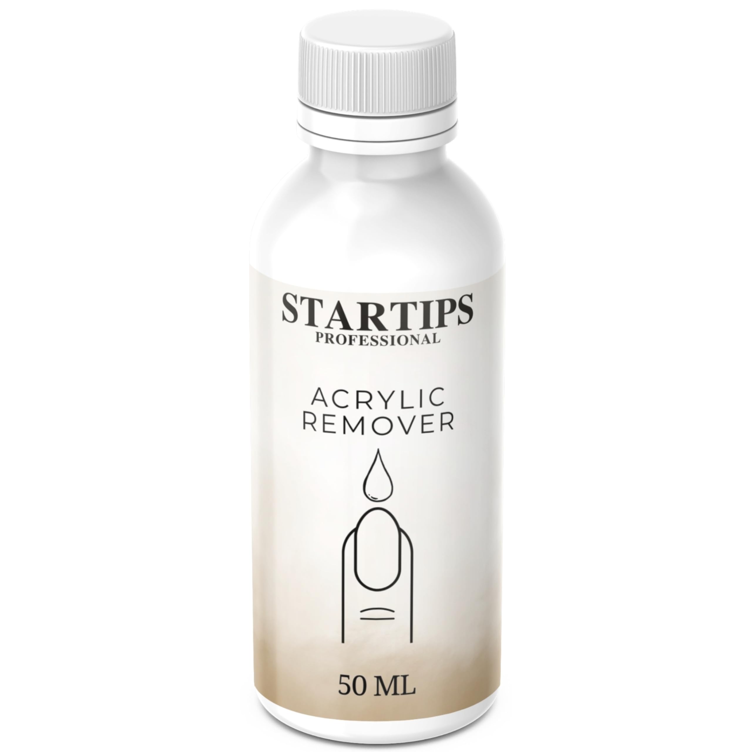 STARTIPS Acrylic Nail Polish Remover | Gentle Formula for Acrylic, Dip Powder & Gel Nail Removal | Large Volume Manicure Tool