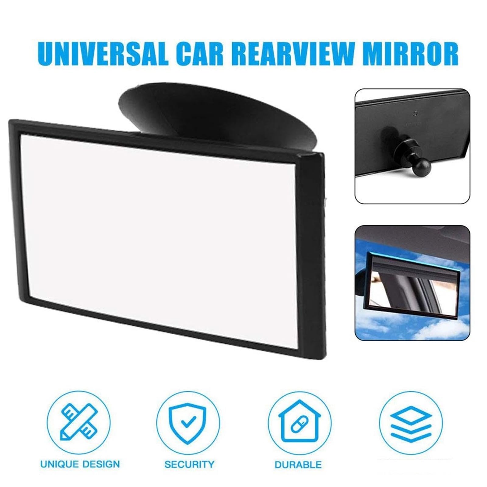 Verre Rétroviseur De Voiture Siège arrière rétroviseur bébé rétroviseur réglable rétroviseur moniteur auxiliaire bébé arrière T1X1
