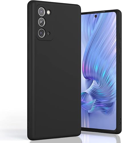 Funda para Samsung Galaxy Note20, silicona líquida, delgada, suave TPU, protección de cuerpo completo, a prueba de golpes, para Galaxy Note20 de 6.7