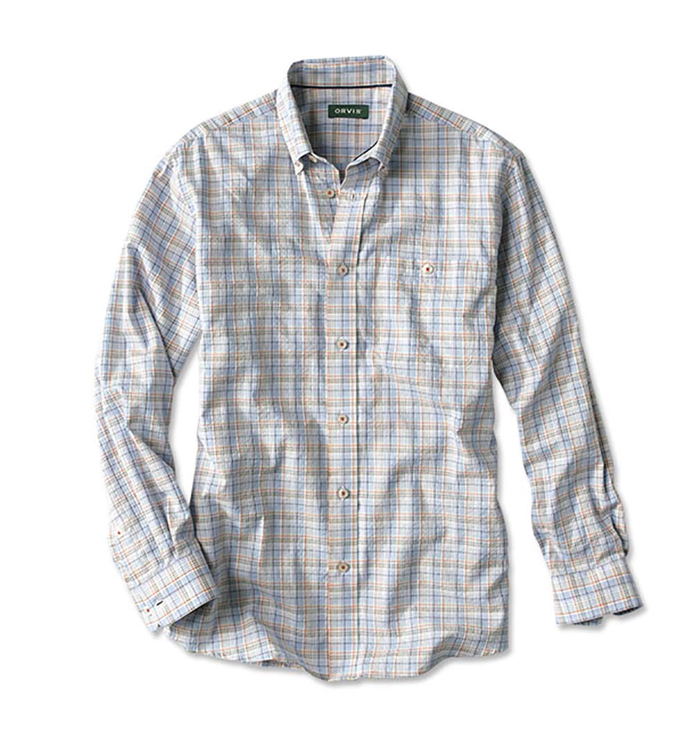 Men's Surf's Up Dobby Weave Long-Sleeved Shirt