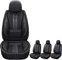 Vista 12 de Fundas de asiento delantero automático para Volvo 1999-2025 95% modelos, protección de banco frontal 3D compatible con bolsa de aire lateral línea