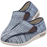 Scarpe Ortopediche Donna Pantofole Leggere con Strappo Scarpe Piedi Gonfi Donna per Sport Anziani Escursionismo Scarpe Funzionali Ortopediche Portatili (Color : LightBlue, Size : 36 EU)