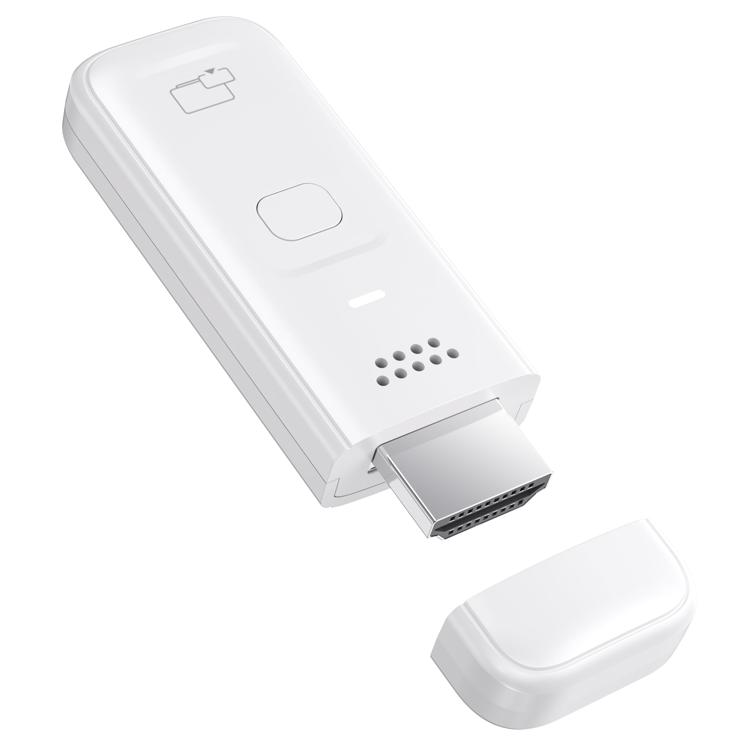 Wireless HDMI Display Dongle Adapter, 4K Decode &amp; 1080P@60Hz Output White