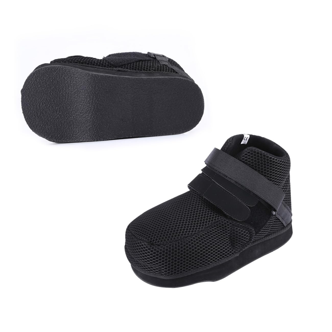 Postoperative Foot Decompression Shoe with Adjustable Toe Support for Broken Toe Stable Ankle Joint Walking Boot Comfortable Insole Size S