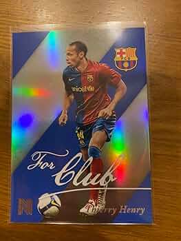 【正規・超希少】FCバルセロナ 08-09 ティエリ・アンリ 14　ホーム L 元バルサFWアンリが明かす、衝撃のCL決勝秘話 「ヒザが曲がら