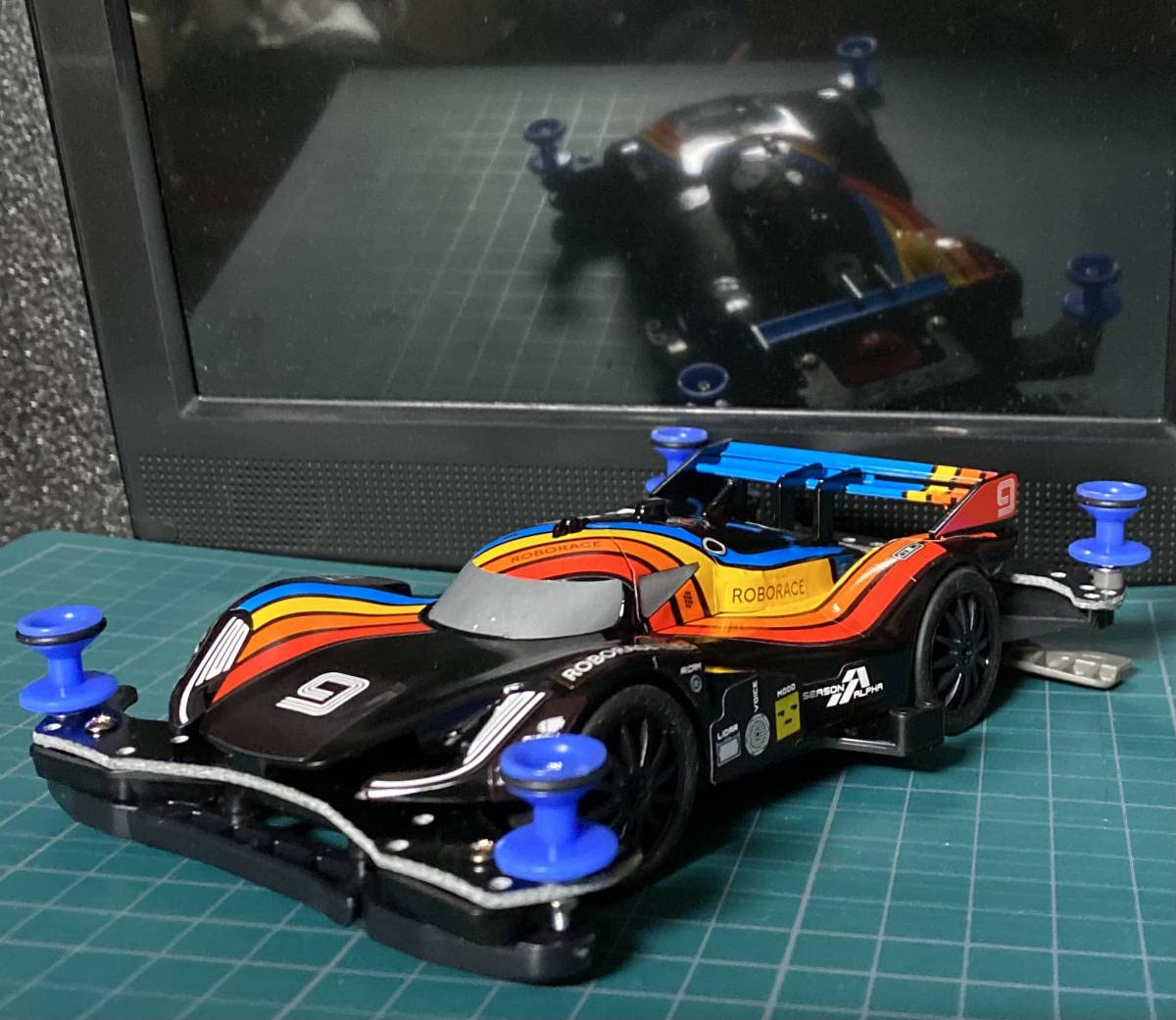 値下げ中】ミニ四駆完成品 ロボレースMAシャーシ - 模型/プラモデル