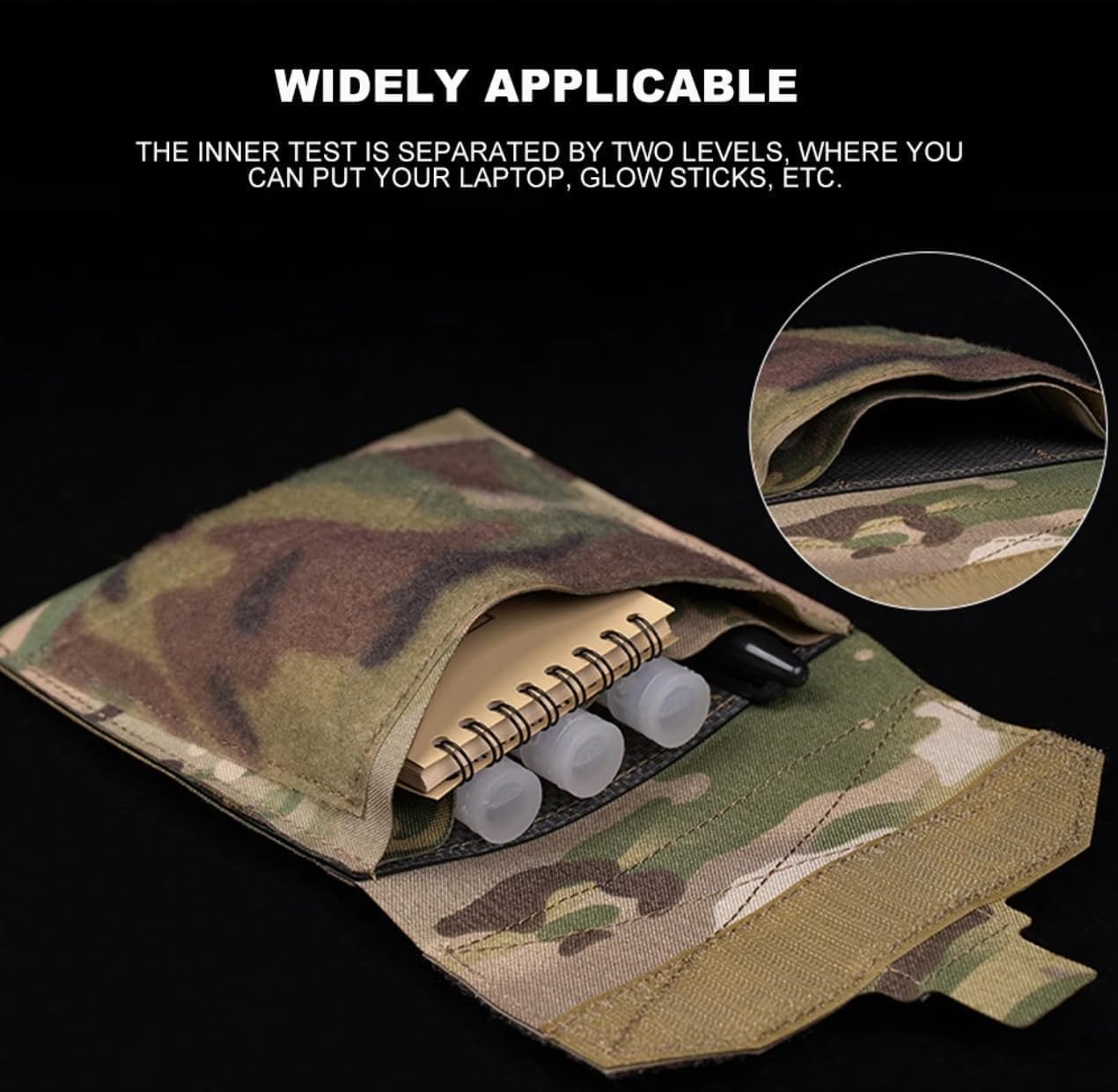 Tactical Map Storage Bag Molle Military Pouch Paintball Airsoft Vest Plate Carrier Knights Map Pack Hunting Vest Accessories Bag