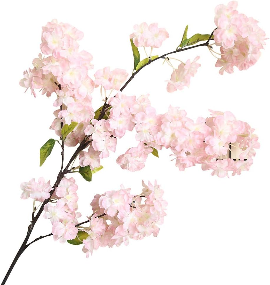 Amazon Yanjdn 造花 桜の花 人工桜の枝 桜diyの結婚式のアーチ装飾造花パーティーの装飾花輪 梅の花 桜の花 シルクフラワー 部屋飾 ピンクc 造花 オンライン通販