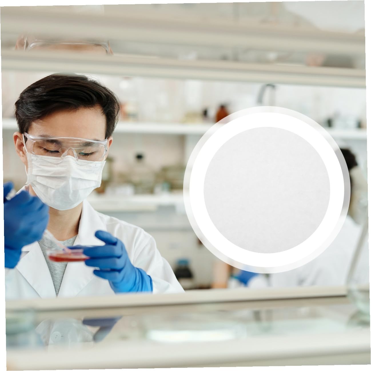 VALICLUD Dischi e Buona Ritenzione Particelle di Carta Filtro Qualitativa da 18 Cm Flusso Medio Confezione da 100 Pezzi per Applicazioni Chimiche Generali e Sperimentali
